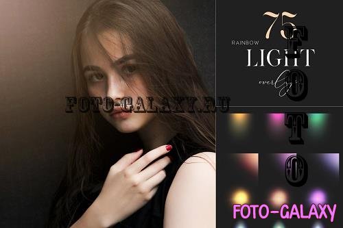 75 Sun Flare Overlay, Light Effects Overlay, Magic Light - 1889116