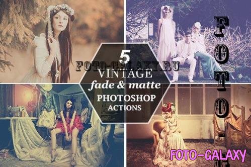 5 Vintage Fade & Matte Photoshop Effect