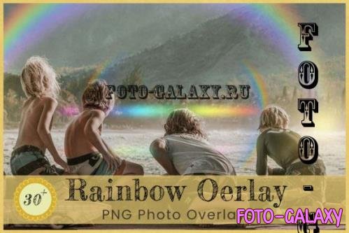 Realistic Rainbow Photoshop Overlay - 7151204