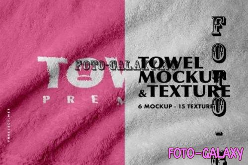 Towel Mockup & Texture Template - 4551727