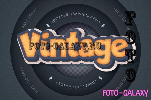 Old Vintage - Editable Text Effect - 7149935