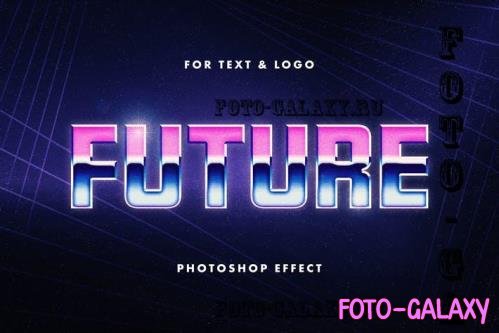 Retrowave Effect for Text & Logos - 7158304