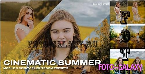 Cinematic Summer Lightroom Presets & LUTs