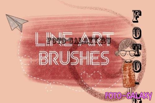 Line Art Procreate Brushes