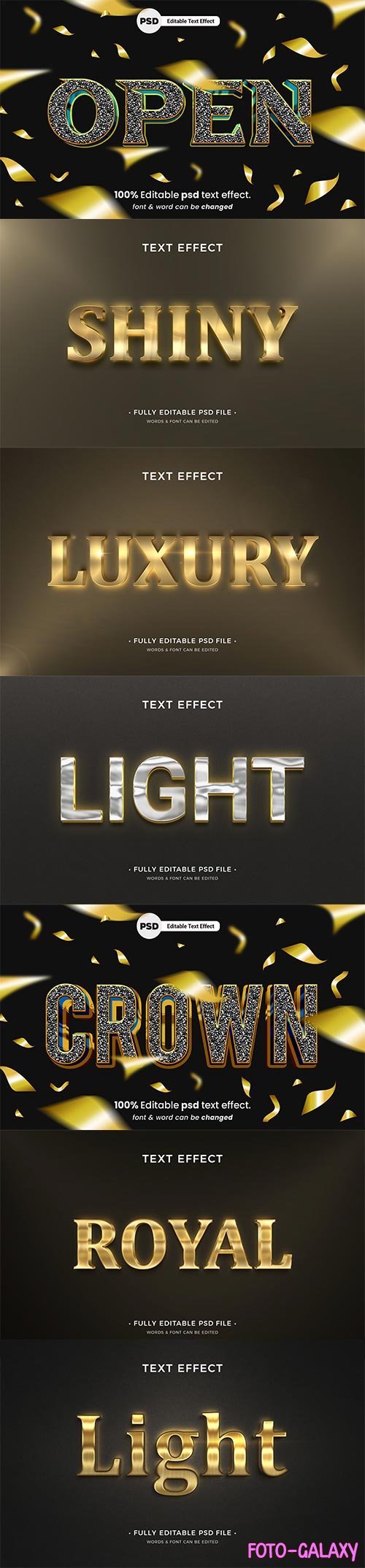 Psd text effect set vol 651