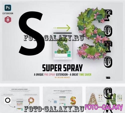 Super Spray - PNG Spray Extension for Photoshop