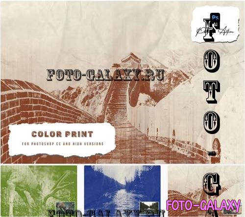 Color Print Photoshop Action