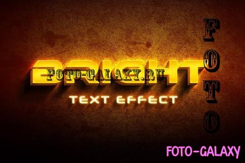 Bright Light Text Effect - 7214263