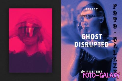 Ghost Disrupted Effect for Posters - 7224588