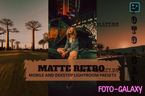 Matte Retro Lightroom Presets Dekstop and Mobile
