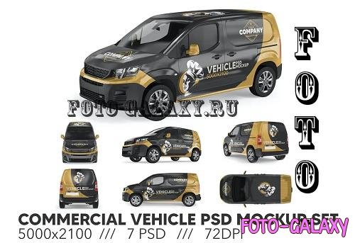 Commercial Vehicle PSD Mockup Set