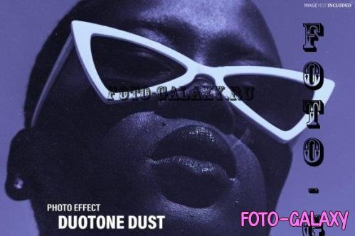 Duotone Dust Photo Effect Psd
