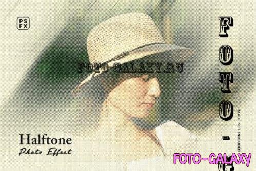 Halftone Photo Effect Psd