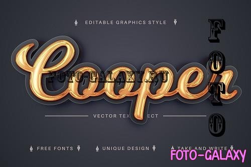 Cooper 3D - Editable Text Effect, Font - 7240455