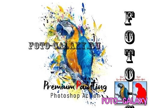 Premium Painting Photoshop Action - 7245183