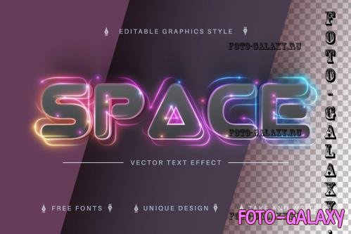 Space - Editable Text Effect, Font - 7244043