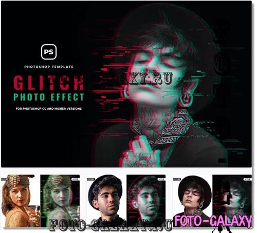 Glitch Effect Photoshop - RMTWSES