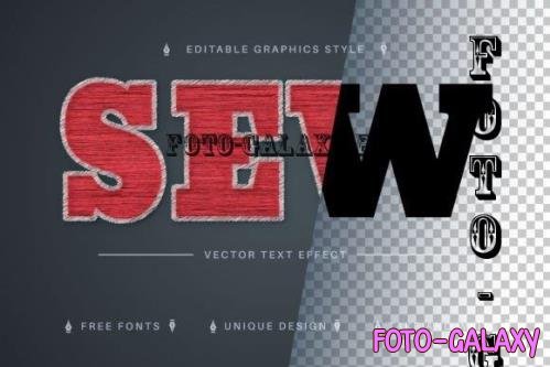 Thread Embroidery EditText Effect - 7251869