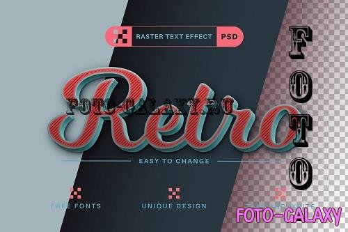 Retro - Editable Text Effect, Font - 7256355