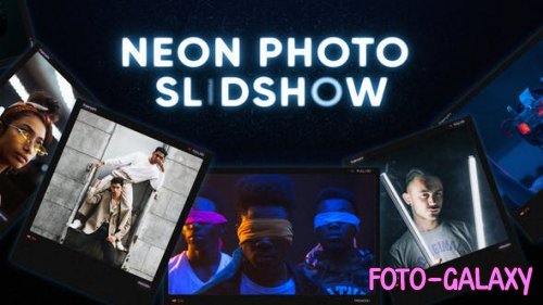 Videohive - Neon Photo Slideshow - 34155096
