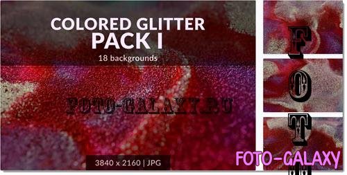Colored Glitter Backgrounds Pack 1