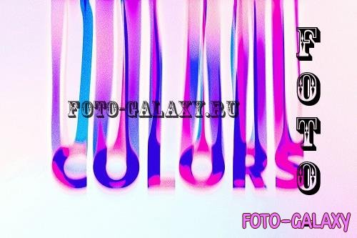Leaking Colors Text Effect - 7256271