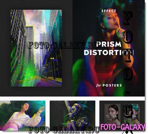 Prism Distortion Effect for Posters - 7117532