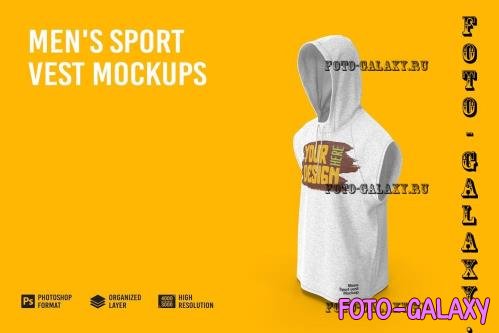 Men's Sport Vest Mockup - 7150675