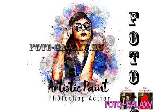 Artistic Paint Photoshop Action - 7308696