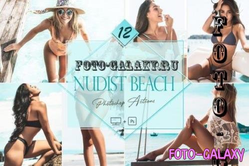 12 Photoshop Actions, Nudist Beach