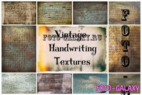 Vintage Handwriting Textures Set 1