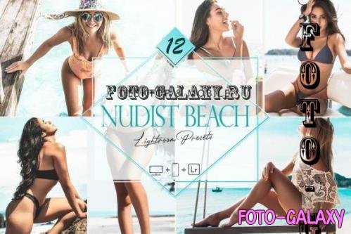 12 Nudist Beach Lightroom Presets, Blue