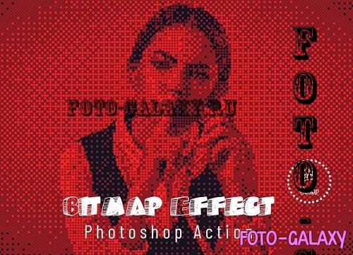 Bitmap Effect Photoshop Action - 7328741