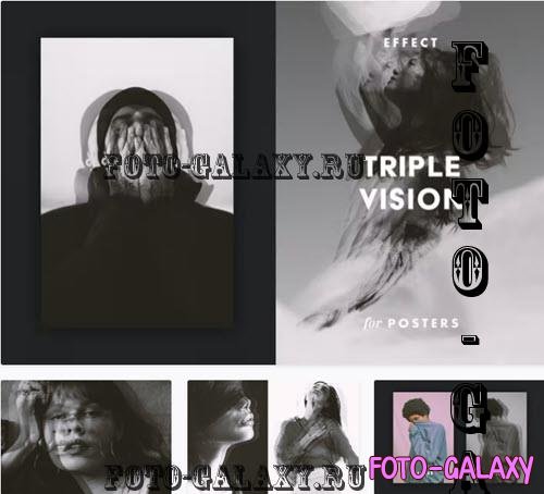 Triple Vision Effect for Posters - 7342282