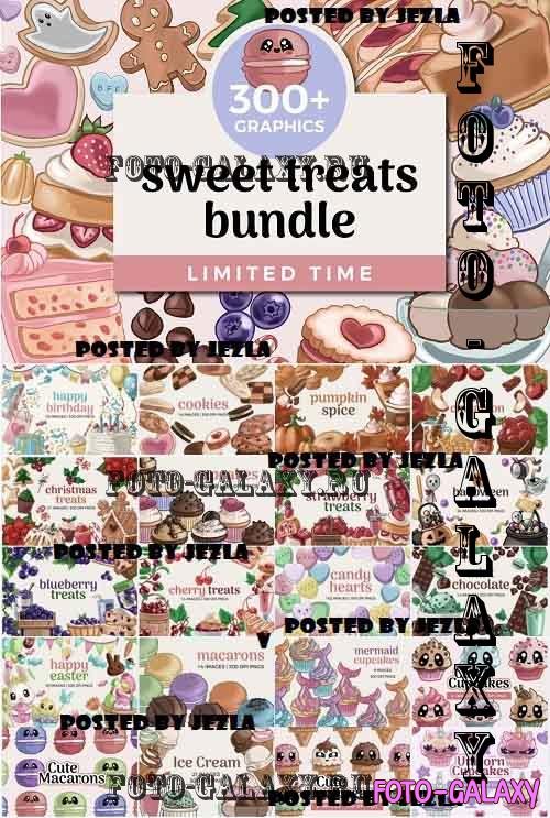Sweet Treats Clipart Bundle - 20 Premium Graphics