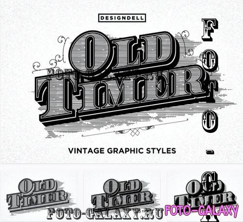 Old Timer Vintage Graphic Styles - 106925