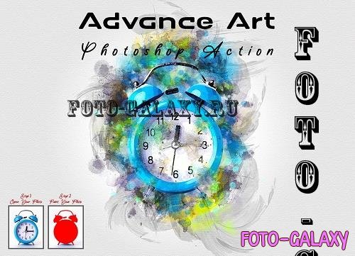 Advance Art Photoshop Action - 7410764