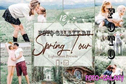 12 Mobile Lightroom Presets,Spring Tour