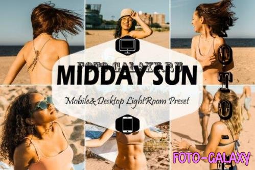10 Midday Sun Mobile & Desktop Lightroom Presets, Golden - 2001231