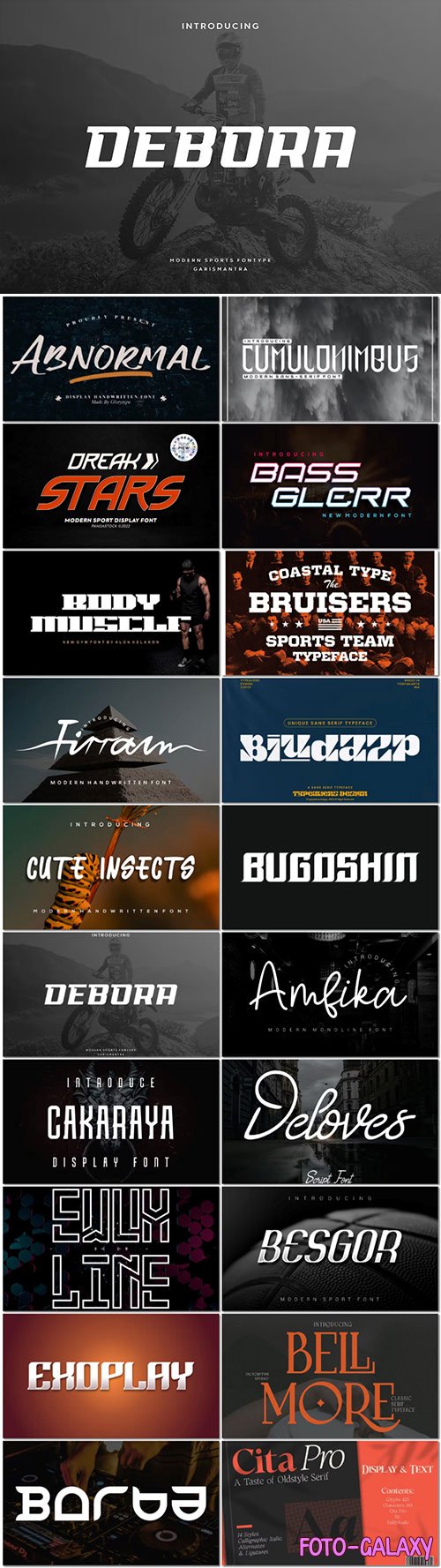 20 fonts exclusive collection for creativity and design vol 3 OTF 