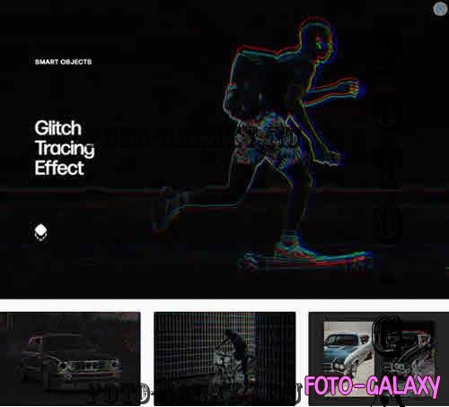 Glitch Tracing Effect - 7517580