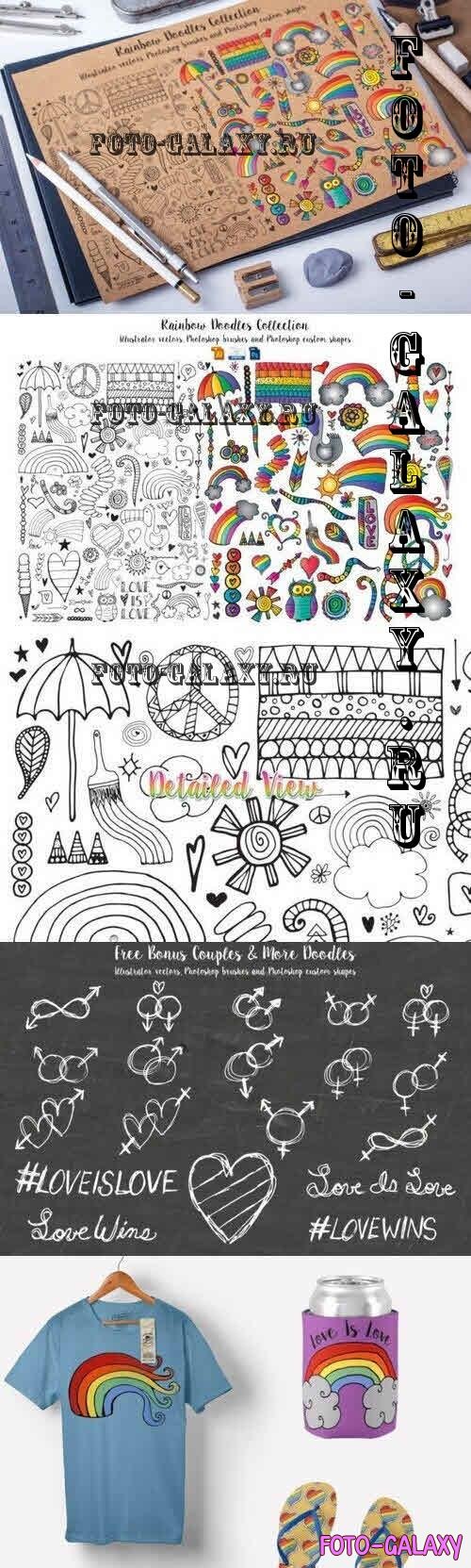 Rainbow Doodles - 308686