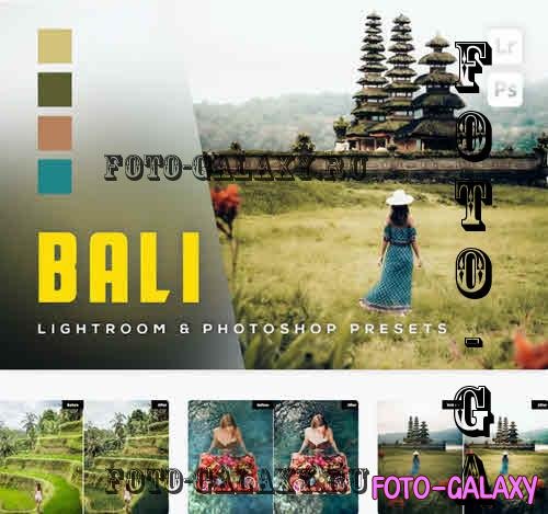 6 Bali Lightroom and Photoshop Presets