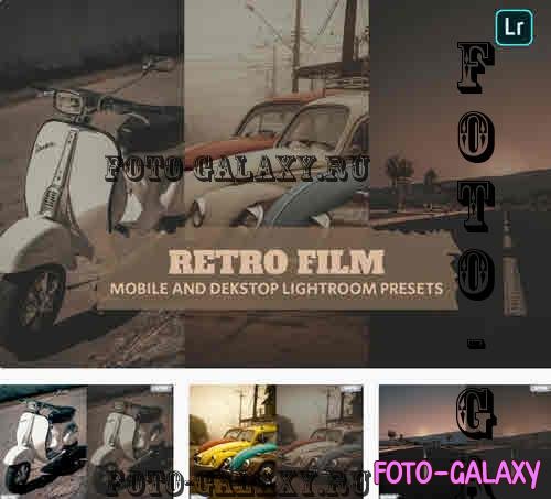 Retro Film Lightroom Presets Dekstop and Mobile