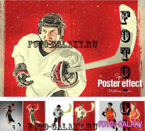 Sport Poster Effect Photoshop Action