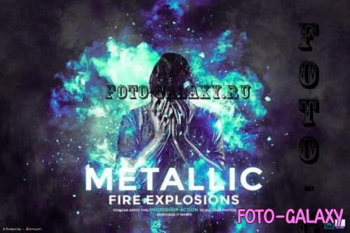 Metallic - Fire Explosion PS Action - 7092815