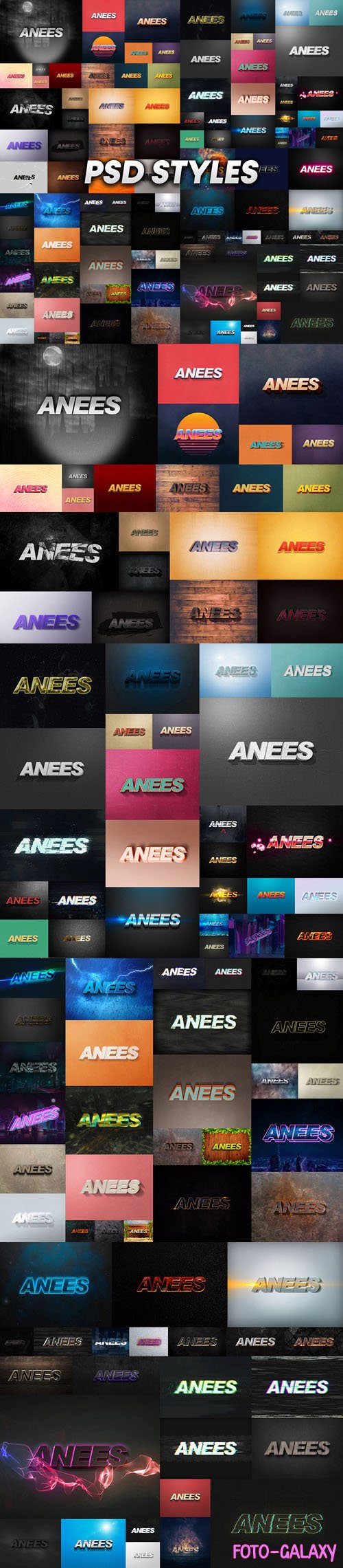 100+ Text Effects Bundle for Photoshop