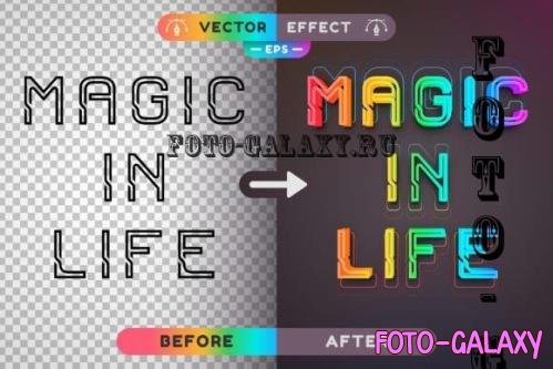 Magic In Life - Editable Text Effect - 7806413
