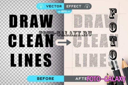 Pencil Draw - Editable Text Effect - 7814381