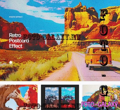 Retro Postcard Effect - 7809854